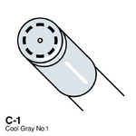 COPIC Ciao Marker C1 Cool Gray No.1  