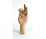 Leniar Model dłoni drewniany 25 cm lewa