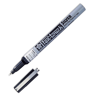 Sakura Pen-Touch Extra Fine Marker 0,7mm Silver 