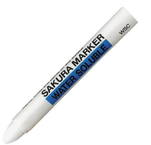 Sakura Watersoluble Crayon Marker zmywalny White