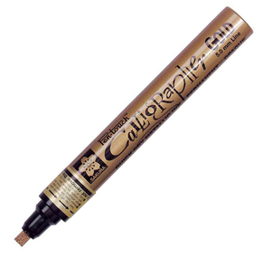 Sakura Pen-Touch Calligrapher Medium 5,0mm Gold 