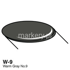 COPIC Wide Marker W9 Warm Gray No.9 