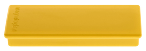 Magnesy Block 2 prostokątne 10szt żółty