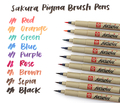 Sakura Pigma Micron Brush Cienkopis 05 Orange-65918