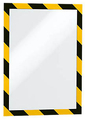 Koszulka magnetyczna A3 ramka czarno-żółta 5szt-128750
