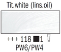 Talens Rembrandt farba olejna 40ml 118 Tit White L-112240