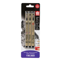 Zestaw 3 Cienkopisy Pigma Czarne BLISTER 03,05,1-141395