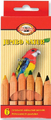 Kredki Jumbo Natural Special Finish 6 kol-94548