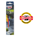 Kredki szkolne Dino 6 kol NEW-94046