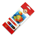 Koh-I-Noor Kredki Akwarelowe Szkolne 12kol Karton-91357