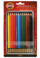 Koh-I-Noor Mondeluz Deluxe Kredki 12 kol metal-88338