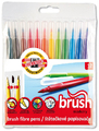 Koh-I-Noor Flamastry Brush Pędzelkowe 12 kol-91365