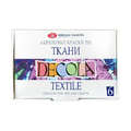 Farby do tkaniny Decola 6 kolorów po 20 ml -140195
