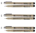 Sakura Pigma Micron Black Cienkopisy 3szt-65997