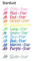 Sakura Stardust Gelpens Sparkle 700 Clear Star-115821