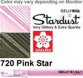 Sakura Gelpens Stardust Sparkle 720 Pink Star-94483