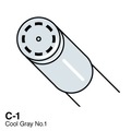 COPIC Ciao Marker C1 Cool Gray No.1  -54599