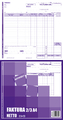 Druk Faktura FV netto 2/3A4 1+1  -128987