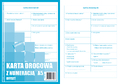 Druk Karta drogowa A5 (nowa) numeryczna -129058