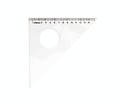 Leniar Ekierka z podcięciem plexi 45/23cm -142701