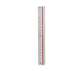 Leniar Linijka dwustronna 20 cm Metal-143204