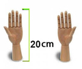 Leniar Model dłoni drewniany 20 cm prawa-109658