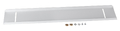 Półka na markery anodyzowane aluminium 550 mm-47215