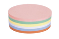 Karteczki owalne 19x11cm 6 kolorów 252 szt -44349