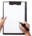 Clipboard magnetyczny zamykany niebieski A4-47196