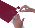 Papier magnetyczny czerwony DIN A4-33057
