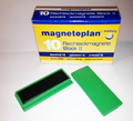 Magnesy Block 2 prostokątne 10szt zielony-51484