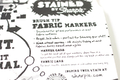 Sharpie Art Stained Marker do tkanin pedzel Czarny-123907