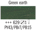 Talens Van Gogh farba olejna 20 ml 629 Terre Verte-111859