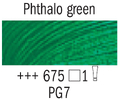 Talens Van Gogh farba olejna 60ml 675 Phth Green-111852