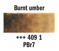 Talens Rembrandt farba Water 20ml 409 burnt umber-126680