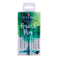 Ecoline Brush Pen zestaw 5 Green blue-136380
