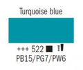 Talens Amsterdam Acryl Farba 120ml 522 Turquo Blue-126793