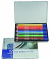 Talens Van Gogh Colour Kredki ołówkowe 12kol Metal-71098