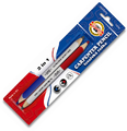 Koh-I-Noor Ołówek Stolarski Duo 2B Kredka Nieb/Cze-92448
