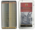 Koh-I-Noor Polycolor Kredki Odci Szary 12kol Bl-92464