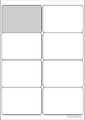 Etykiety samoprzylepne białe 99,1x67,7/8sz ZAO 100-33988