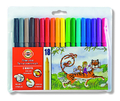 Koh-I-Noor Flamastry Zmywalne 18 kol etui-91398