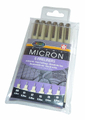 Sakura Pigma Micron 005 02 01 03 05 08 Black 6 sz-139018