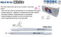Sakura Gelly Roll Długopis żelowy biały #05-150234