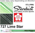 Sakura Gelpens Stardust Sparkle 727 Lime Star-149653