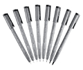 COPIC Multiliner Cienkopisy Mix 8 szt czarny-144194