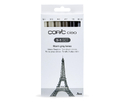 COPIC Ciao Markery Zestaw 5+1 Cieple Szarości-144052