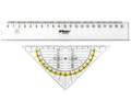 Leniar Zestaw Geo trójkąt 16cm + Linijka 20cm-147571