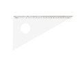 Leniar Ekierka z podcięciem plexi 60/36cm -147587