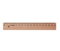 Leniar Linijka Drewniana 17cm wkładka metalowa-147755